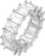 BY ADINA EDEN Emerald Cut Eternity Band