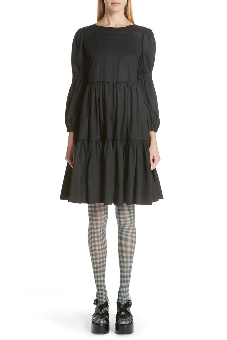 Bevan Check Print Tights, Alternate, color, GREEN GINGHAM