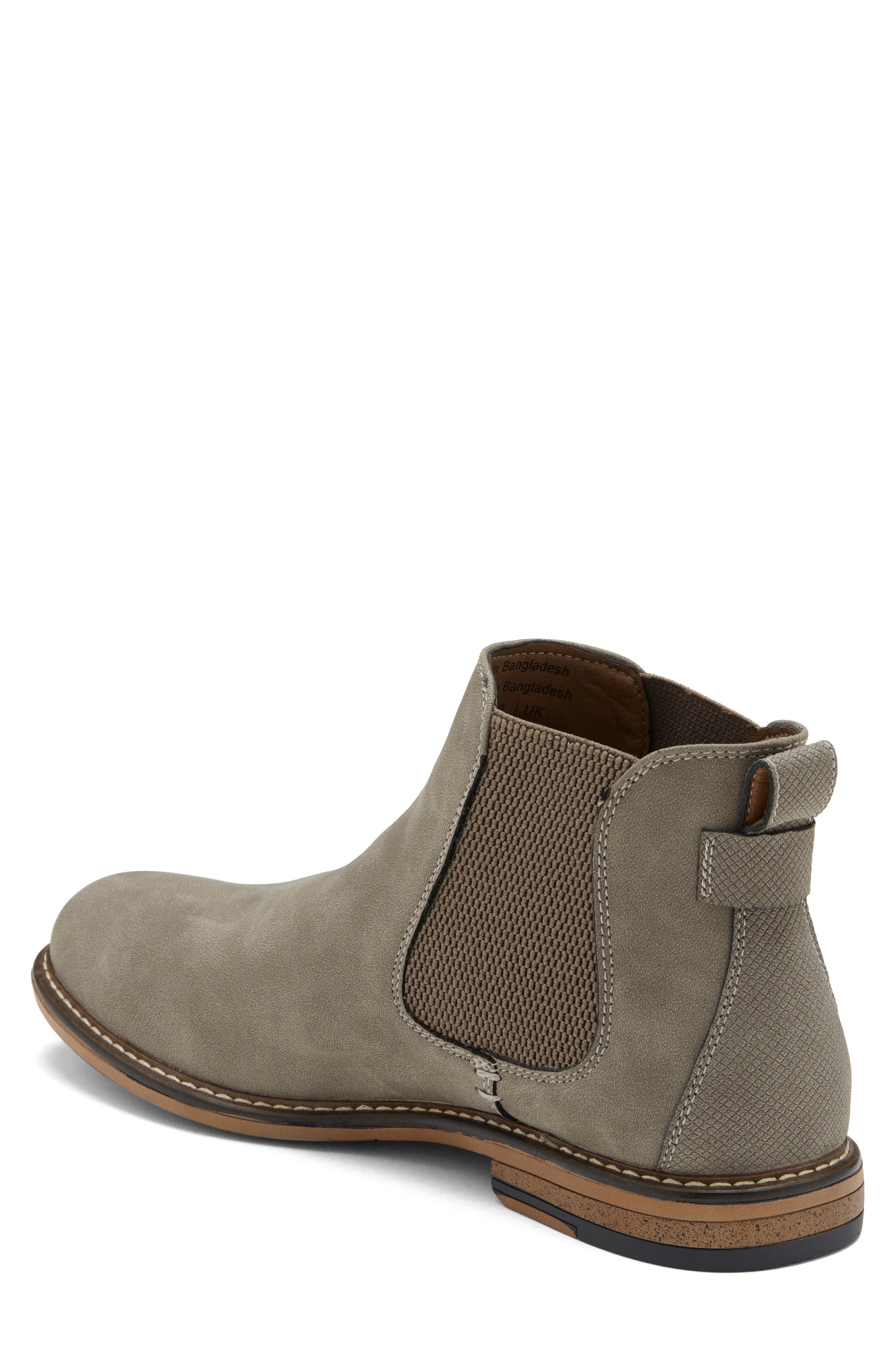 Gandol Faux Leather Chelsea Boot, Alternate, color, GREY DISTRESSED