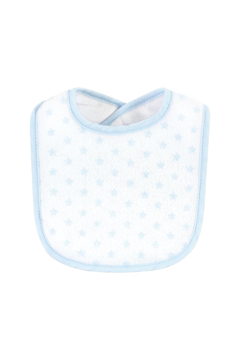 Absorbent Fiber Filled 3-Pack Bib Collection, Alternate, color, Thank Heaven Blue Stars