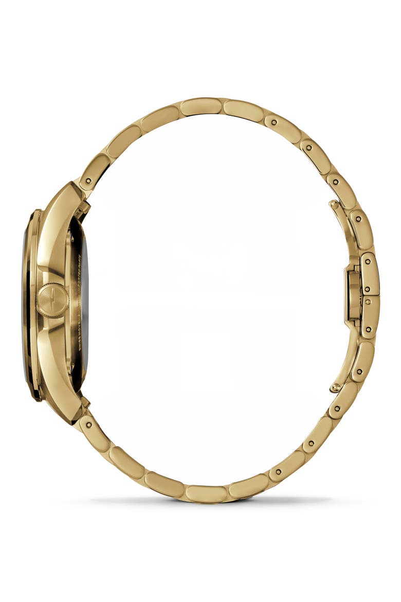 Circadian Monster Mother-of-Pearl & Diamond Automatic Bracelet Watch, 36mm, Alternate, color, WHITE MOTHER OF PEARL