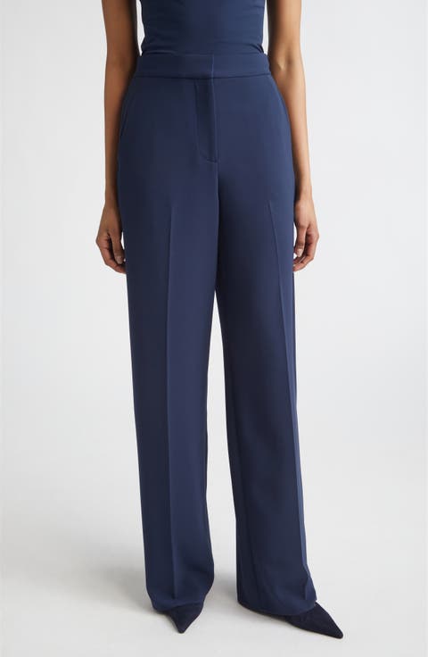 Lydia Pleated Lightweight Stretch Cady Pants