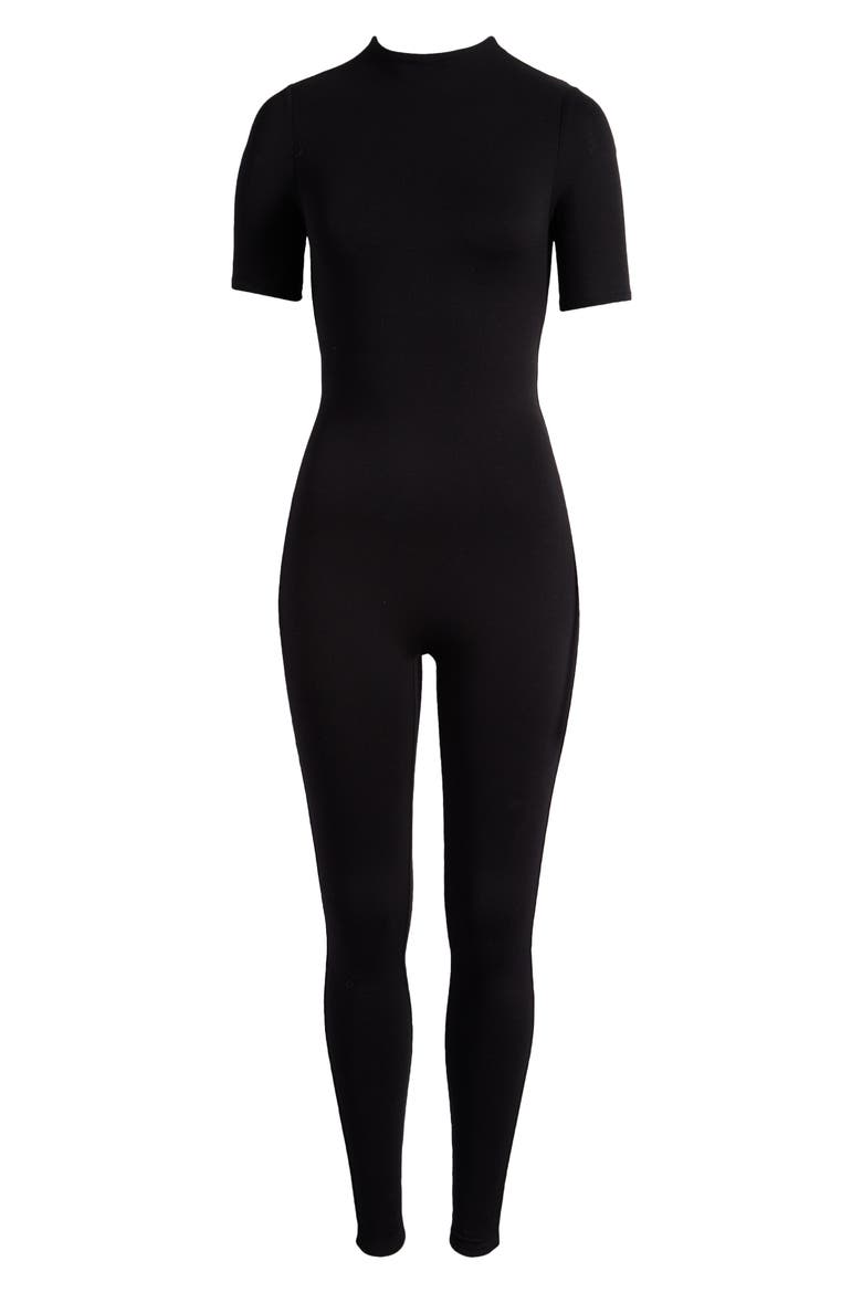 The NW T Jumpsuit, Alternate, color, BLACK