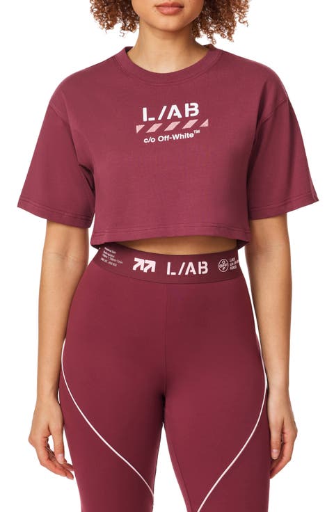 Graphic Crop Cotton T-Shirt