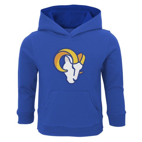 Toddler Royal Los Angeles Rams Prime Pullover Hoodie