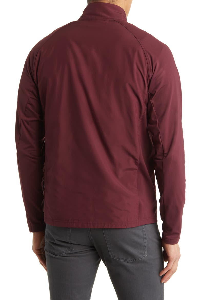 Adapt Hybrid Full Zip Jacket, Alternate, color, BORDEAUX