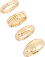 Leith 4-Pack Signet Rings