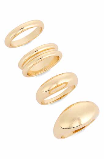 4-Pack Signet Rings