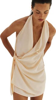 H&M Halterneck Wrapover Beach Dress