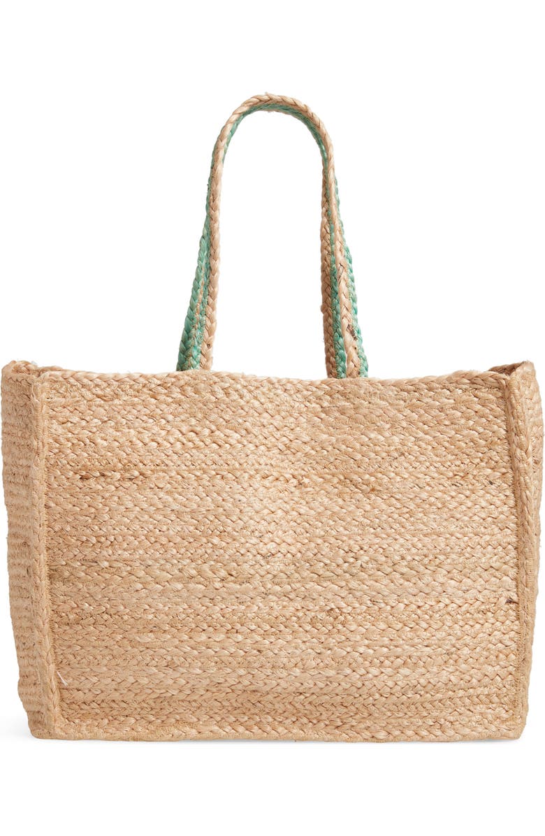Shiraleah Always on Vacation Jute Tote, Alternate, color,