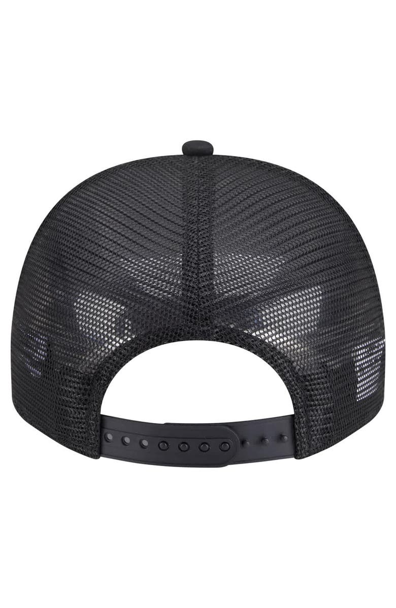 New Era Men's New Era Black New Jersey Devils Vintage Team Rope A-Frame 9FIFTY Snapback Hat, Alternate, color, Black