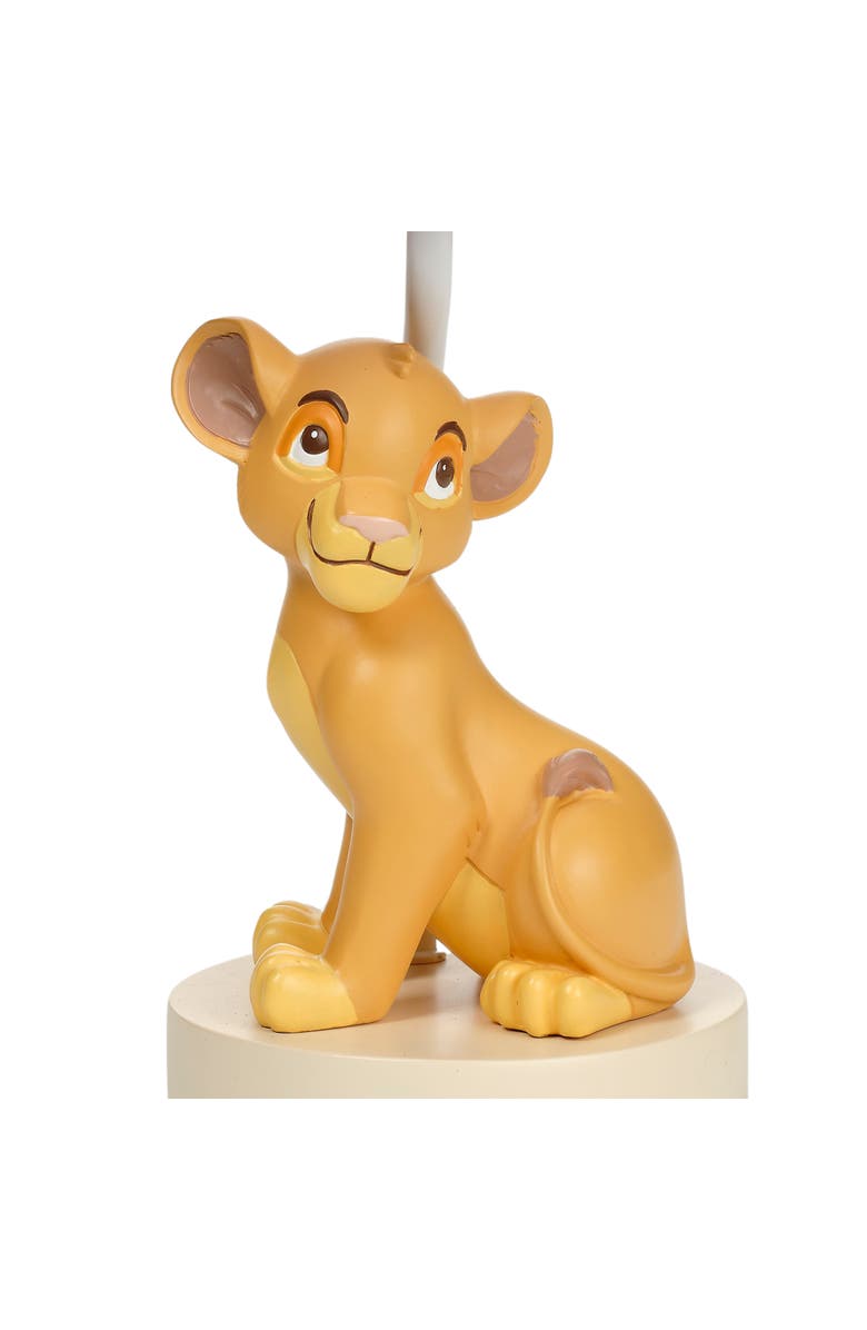 Lambs & Ivy Disney Baby Lion King Safari Custom Hand-Painted Lamp with Shade, Alternate, color, Brown