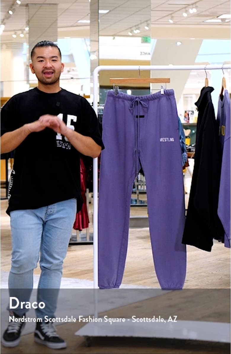 Gender Inclusive Classic Heavy Cotton Fleece Sweatpants, sales video thumbnail