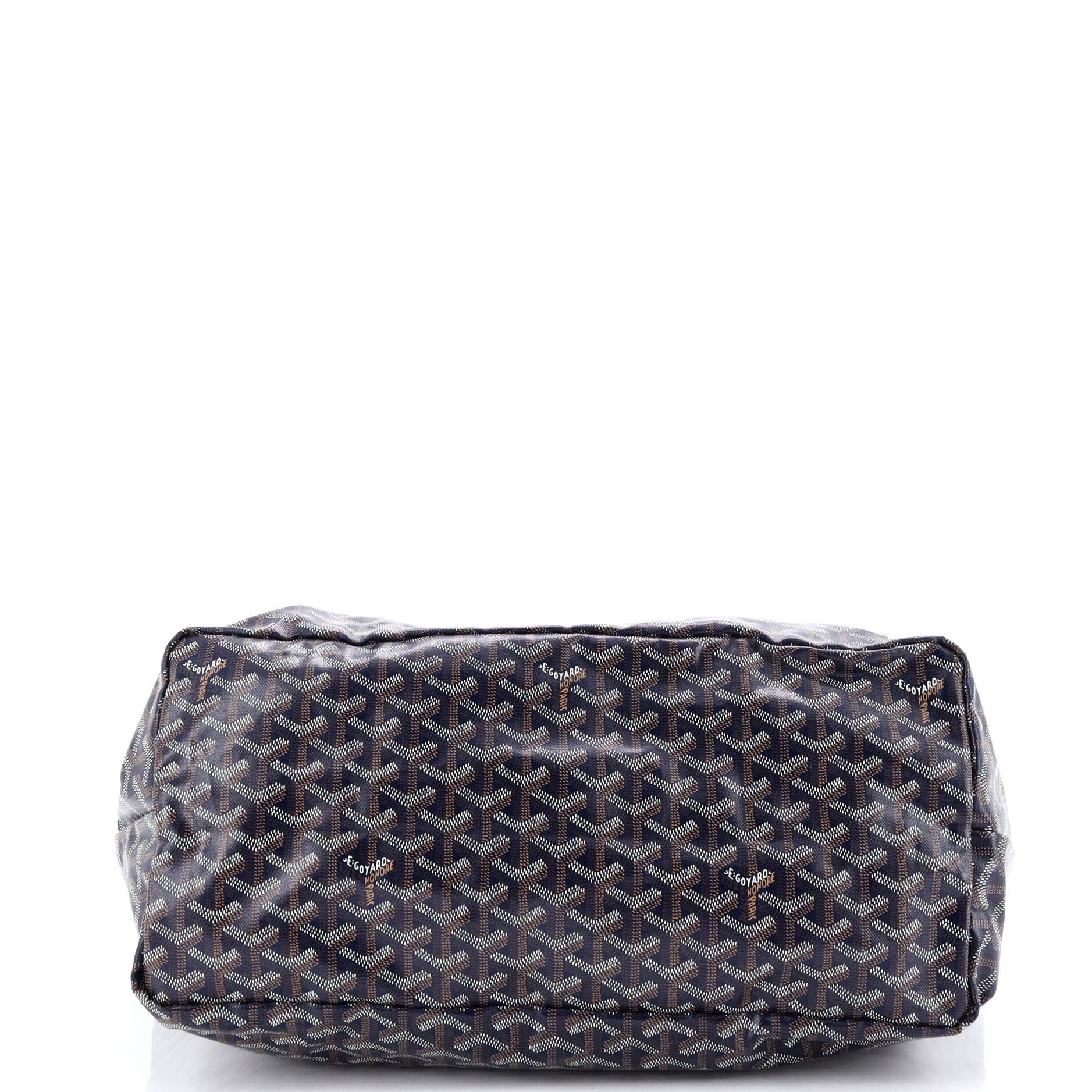 Pre-Owned Goyard Saint Louis Tote Coated Canvas GM, Alternate, color, Blue