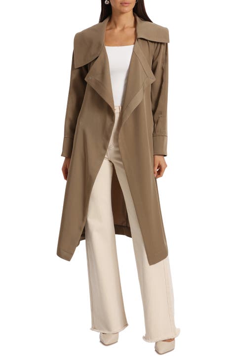 Drape Trench Coat