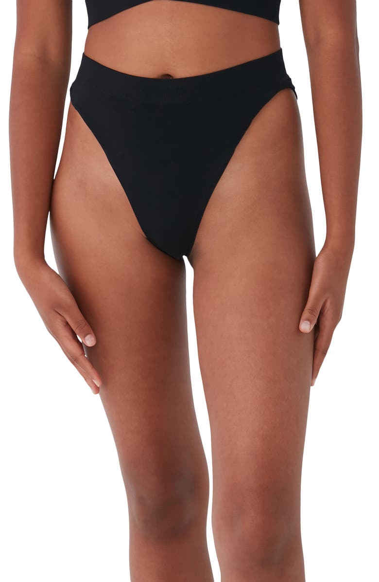 HUMAN NATION Gender Inclusive High Waist High Cut Briefs, Main, color, 