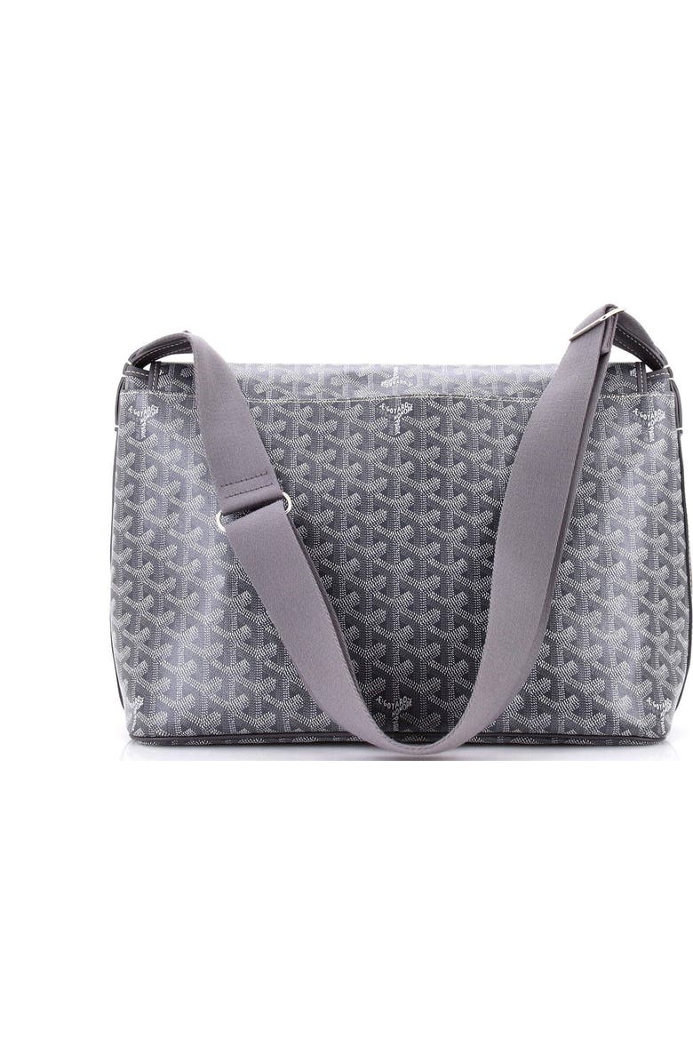 Pre-Owned Goyard Capetien Messenger Bag Coated Canvas, Alternate, color, Gray