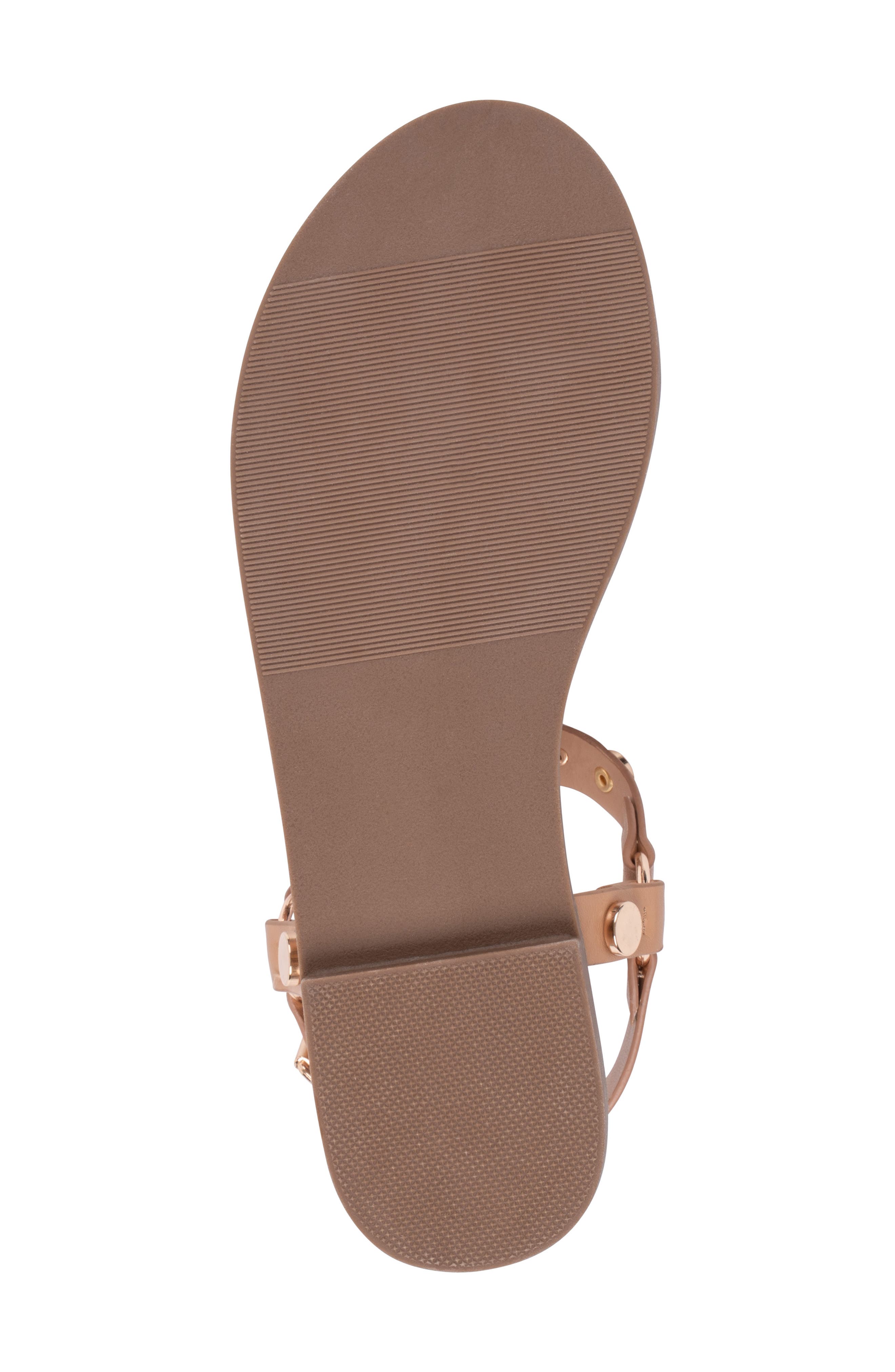 Trinity Studded Sandal, Alternate, color, TAN