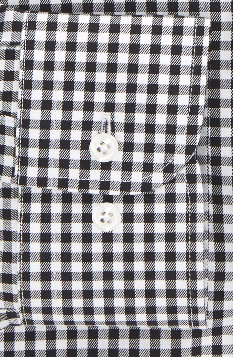 NORDSTROM MEN'S SHOP Trim Fit Non-Iron Gingham Dress Shirt, Alternate, color, 