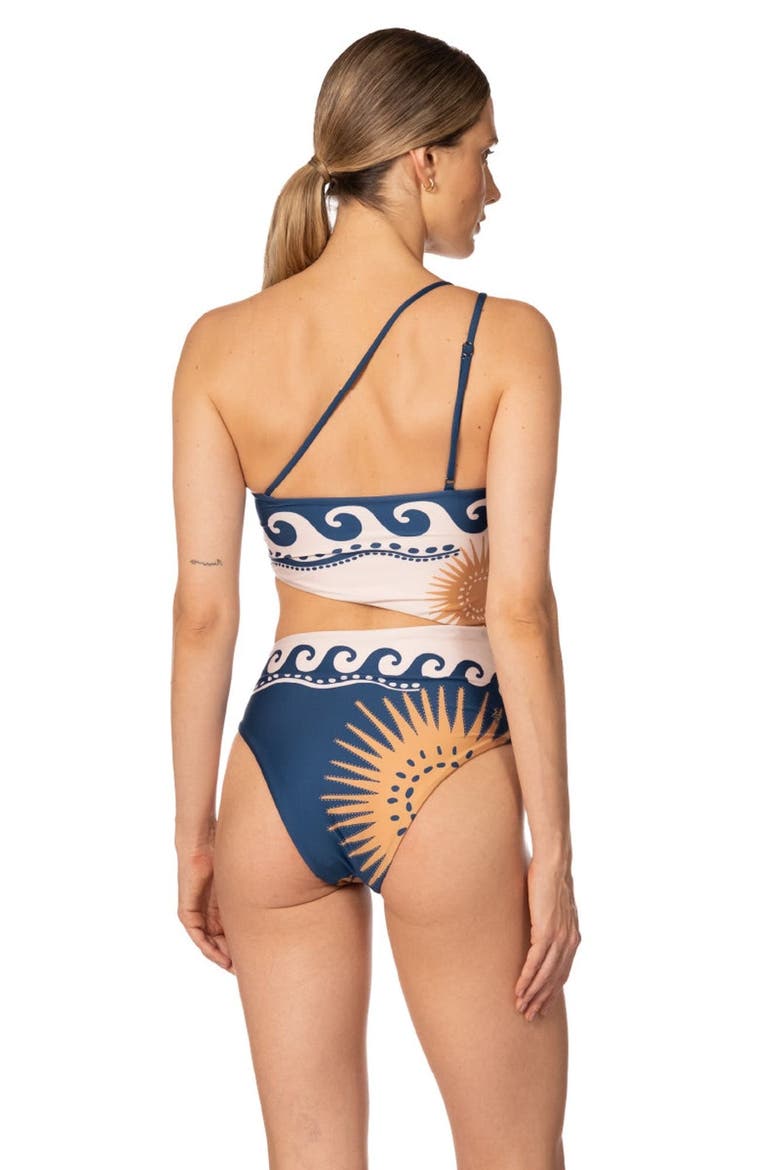 Sacred Sun Hannah Cobalt Trikini One Piece, Alternate, color, NAVY BLUE PRINT