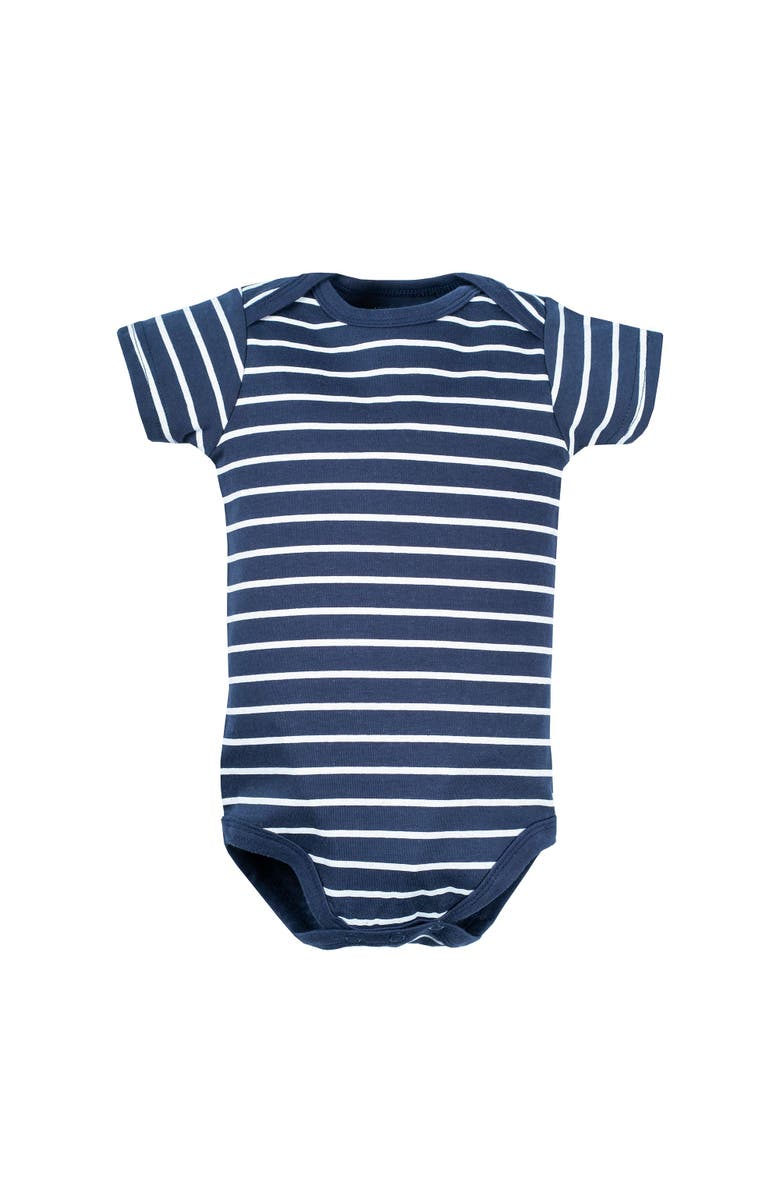 Hudson Baby 3Pk Pack of Essential Cotton One-Piece Rompers, Alternate, color, Rough Being Cute Dog