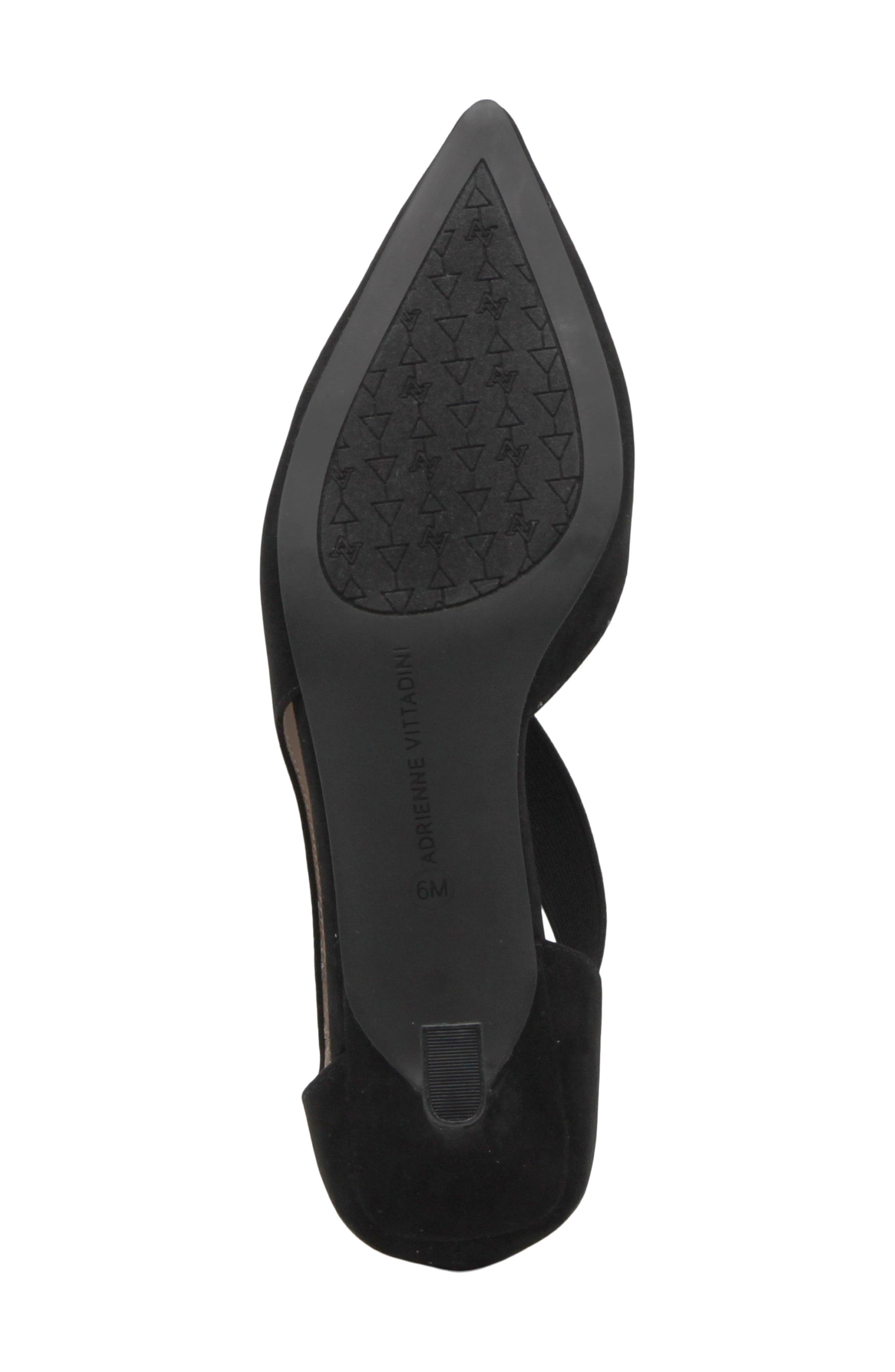 Samro Faux Leather Pump, Alternate, color, BLACK SD