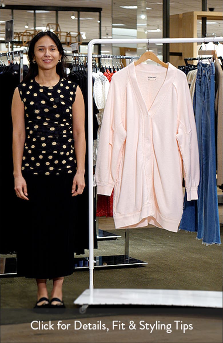 Fresh Start Oversize Cardigan, sales video thumbnail