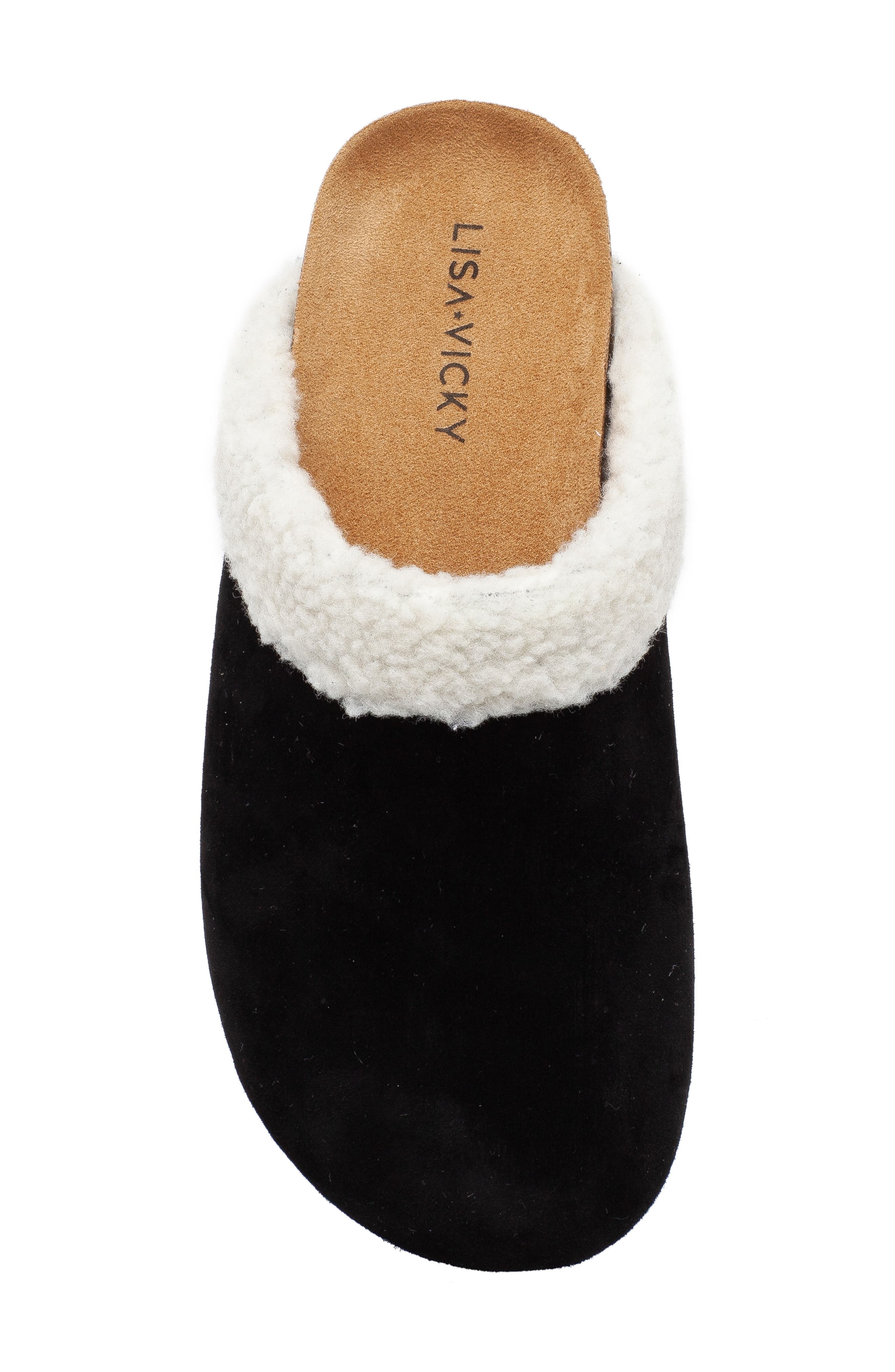 Lisa Vicky Zeal Faux Shearling Mule, Alternate, color, 
