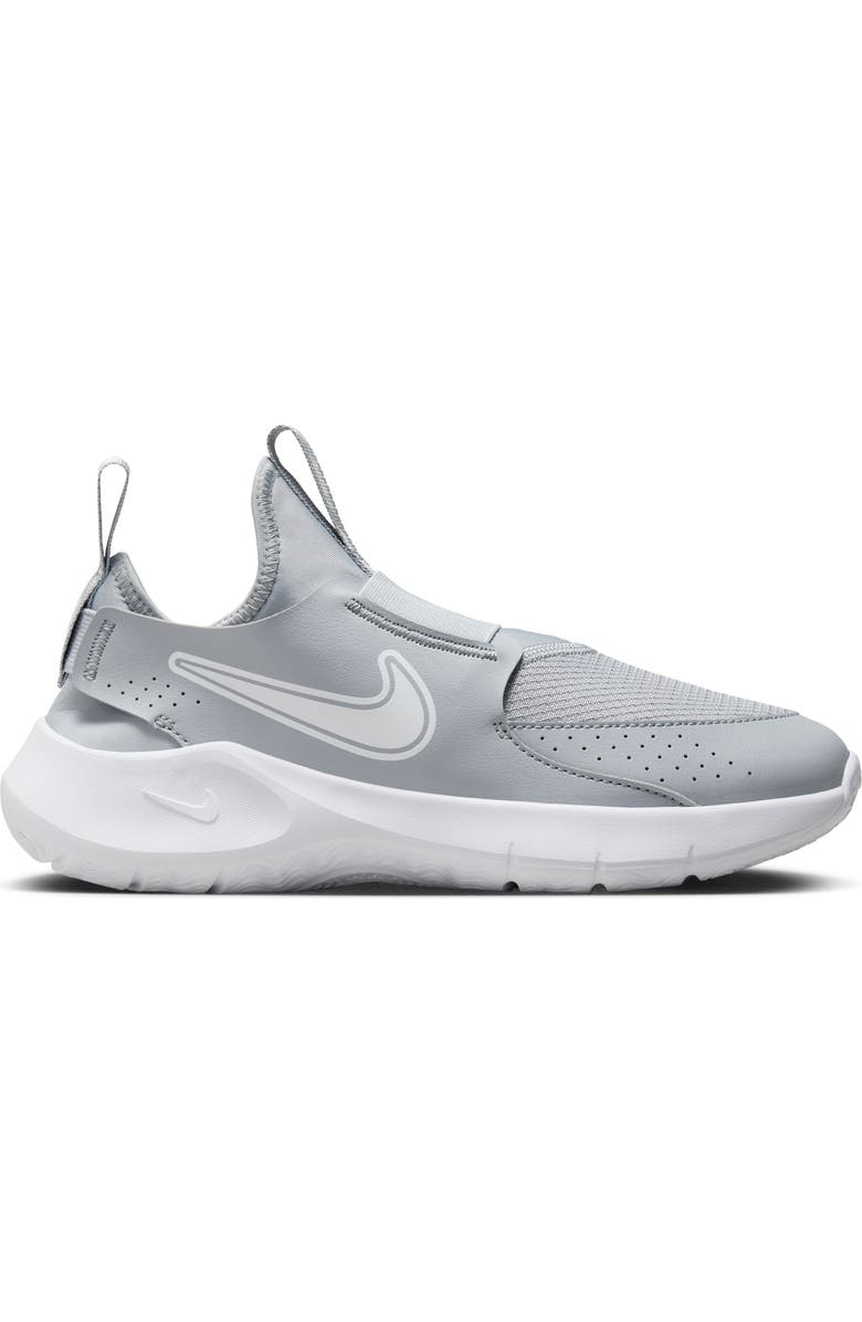Nike Flex Runner 3 Slip-On Shoe, Alternate, color, Wolf Grey/ White