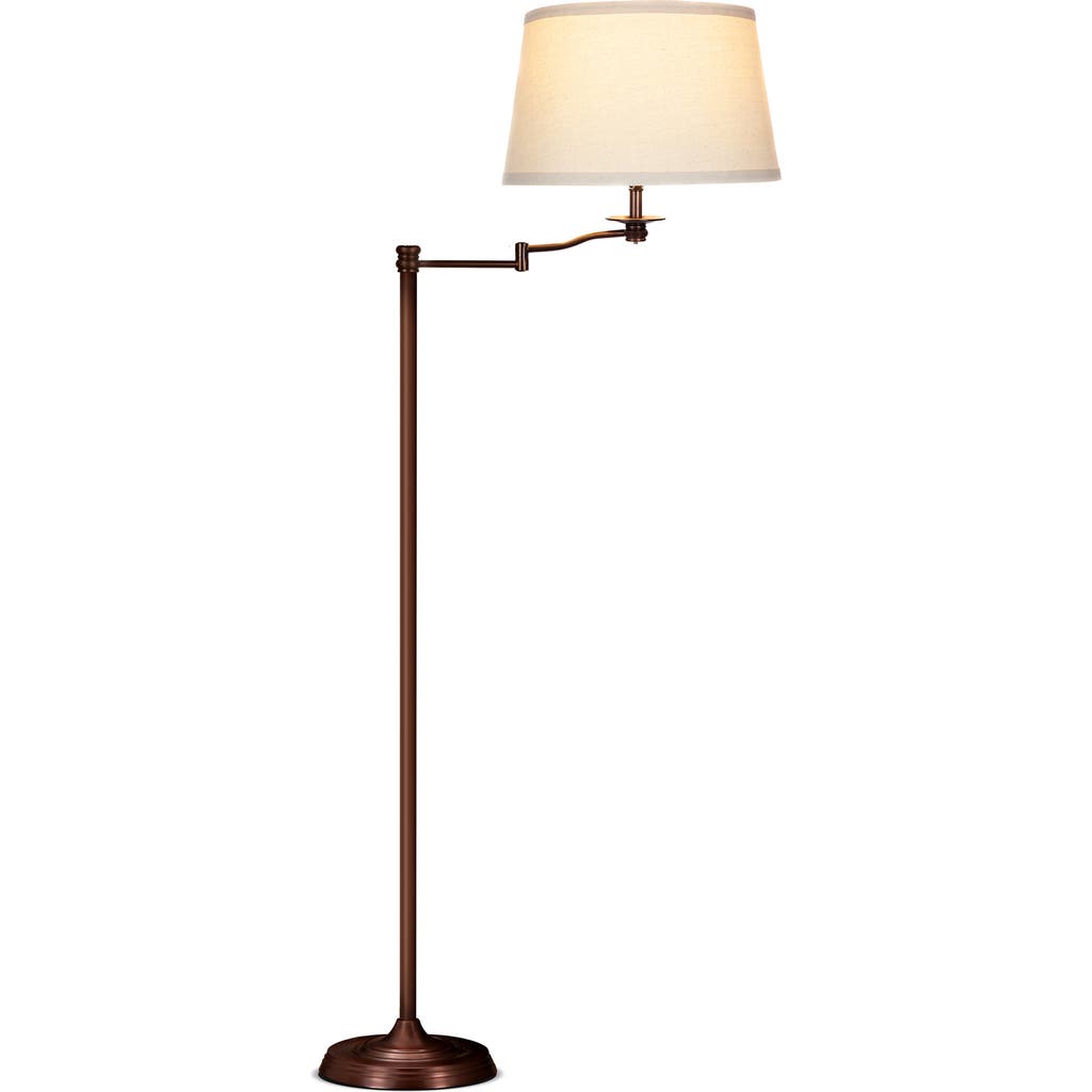 Brightech Caden Swing Led Floor Lamp In Bronze
