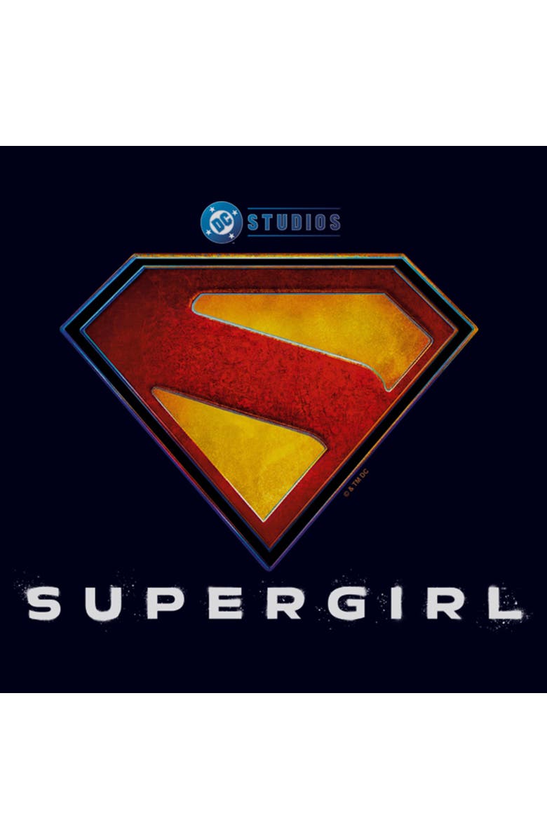 Supergirl Women's Supergirl New Official Logo Graphic T-Shirt, Alternate, color, Navy Blue