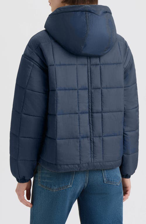 Hunter Camille Crinkle Puffer Jacket In Black