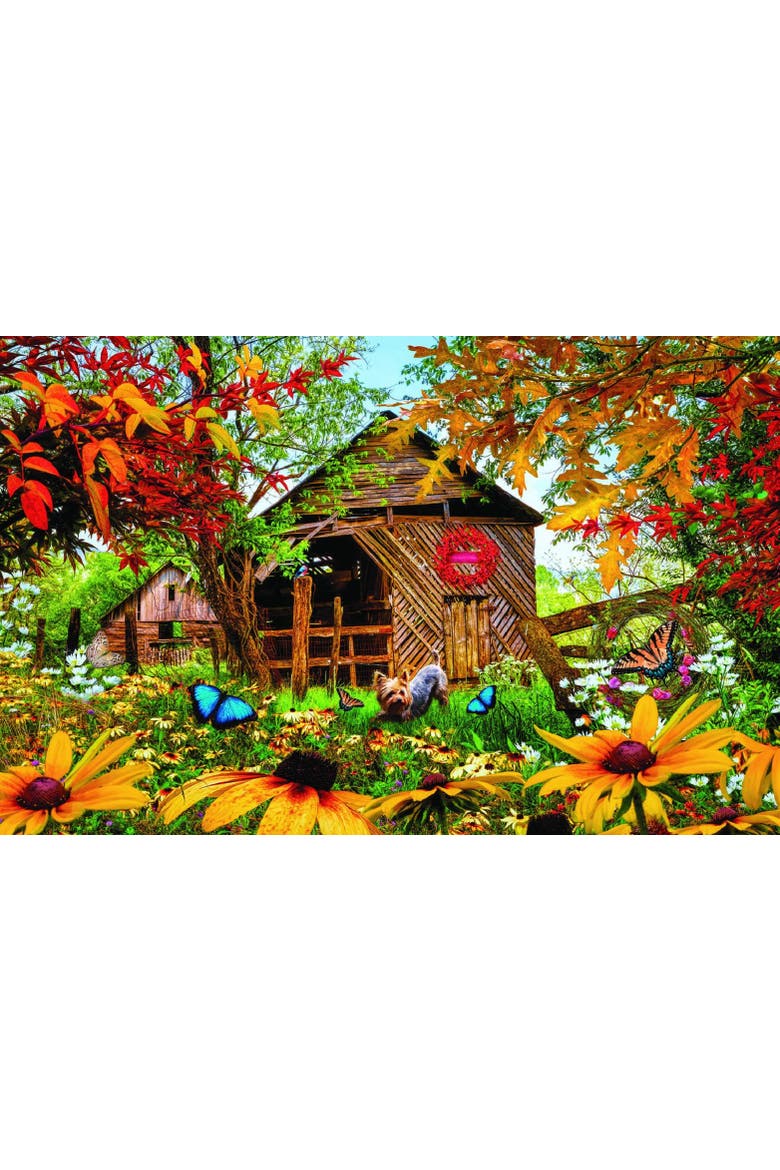 Autumn Red and Gold 1000 piece Jigsaw Puzzle for Adults, Alternate, color, Multicolor