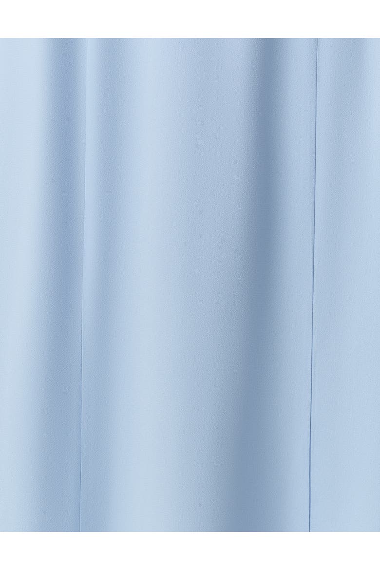 Francis Round Neck Crepe Midi Dress, Alternate, color, Light Blue