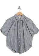 MAX STUDIO Bubble Sleeve Boyfriend Shirt