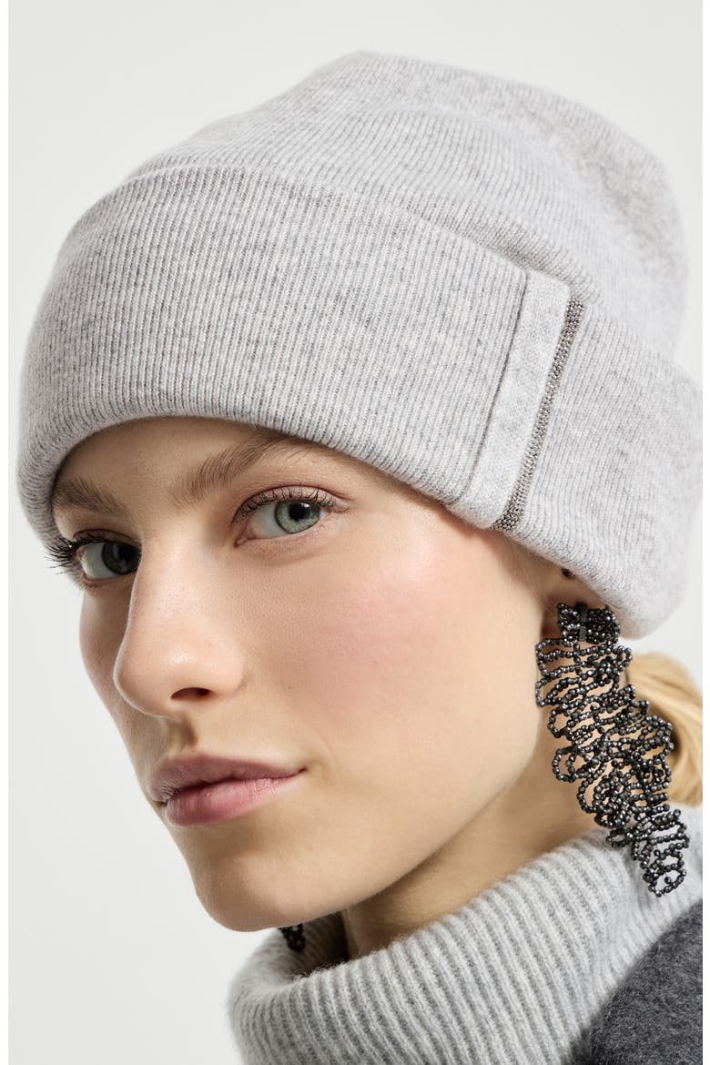 Knit beanie, Alternate, color, Light Grey