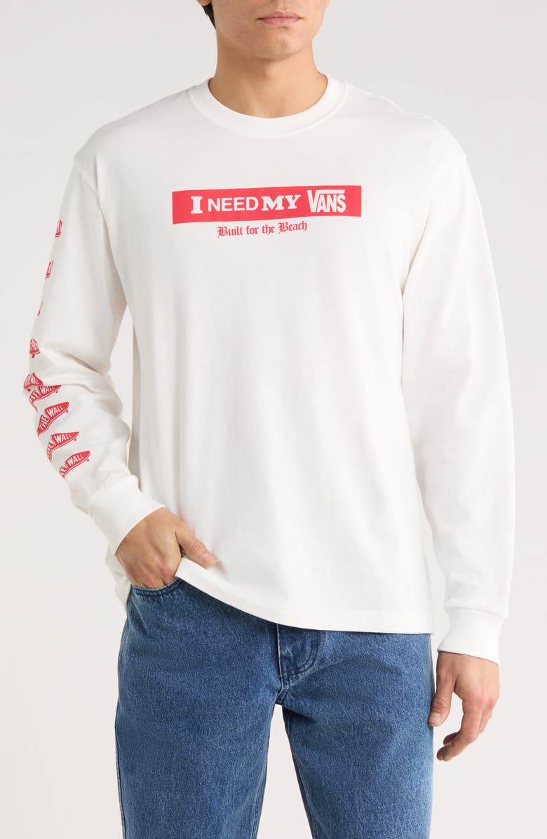 Vans I Need My Vans Graphic T-Shirt, Main, color, White