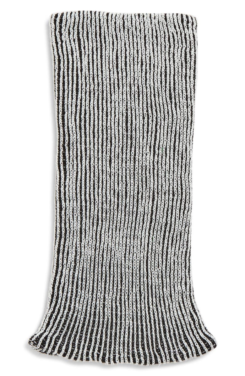 verloop Rib Snood, Main, color, Black White