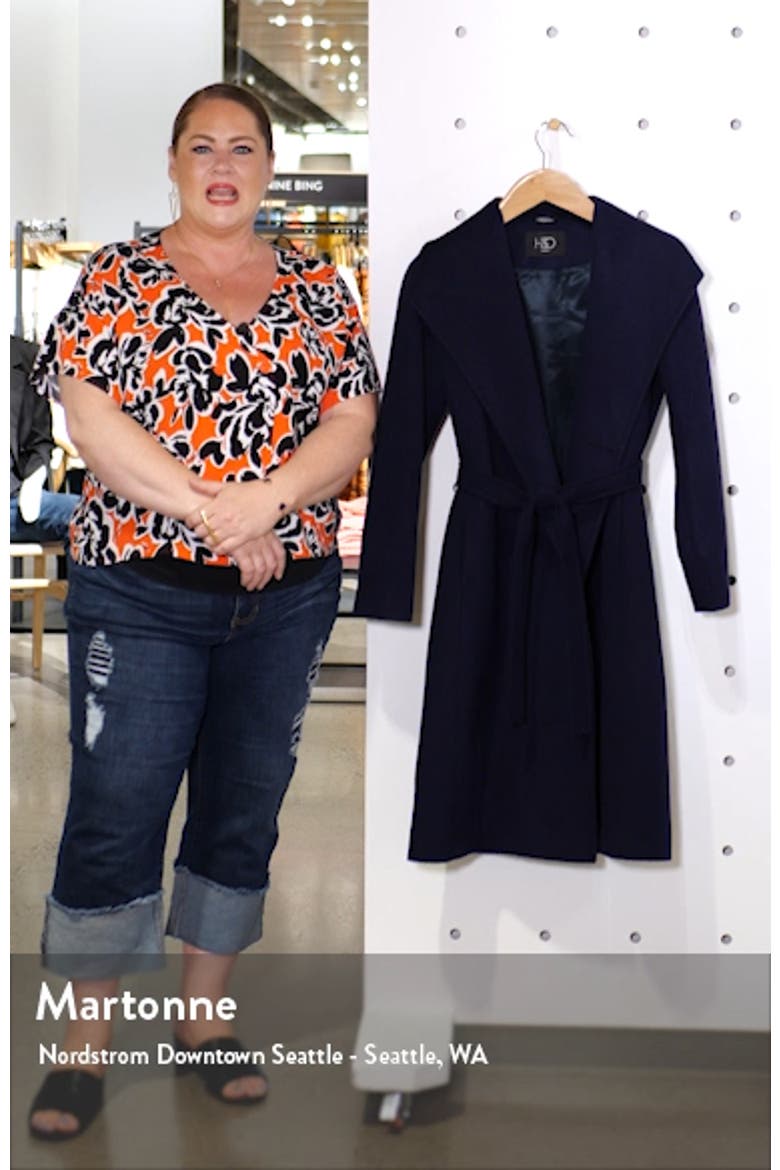 Alpaca Blend Wrap Coat video