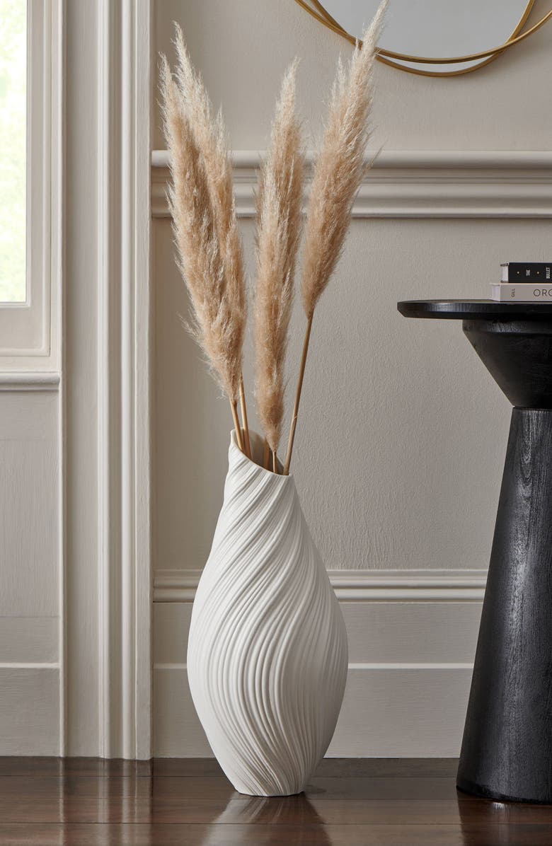 NEXT Pleated Ceramic Vase, Alternate, color, 