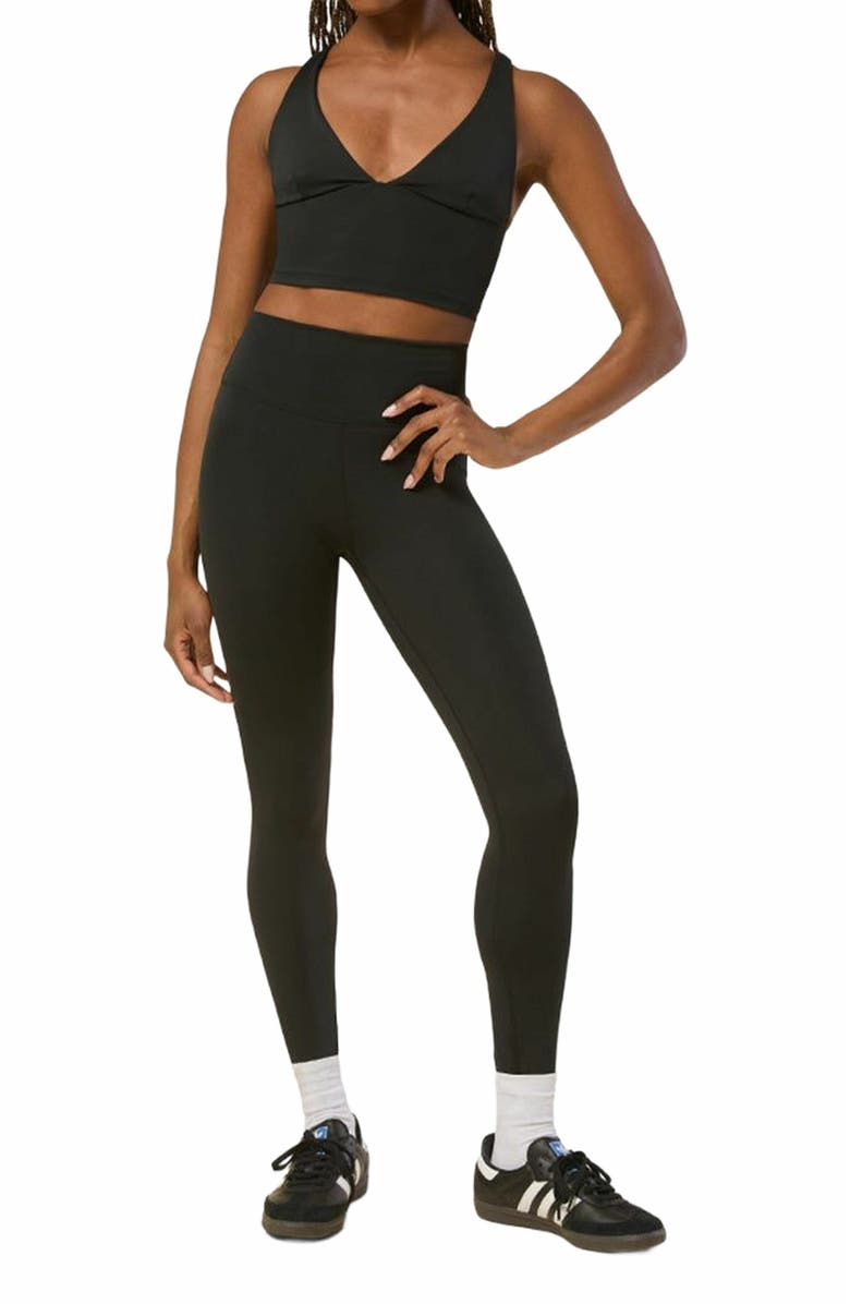 WeWoreWhat High Rise Legging, Alternate, color, Black