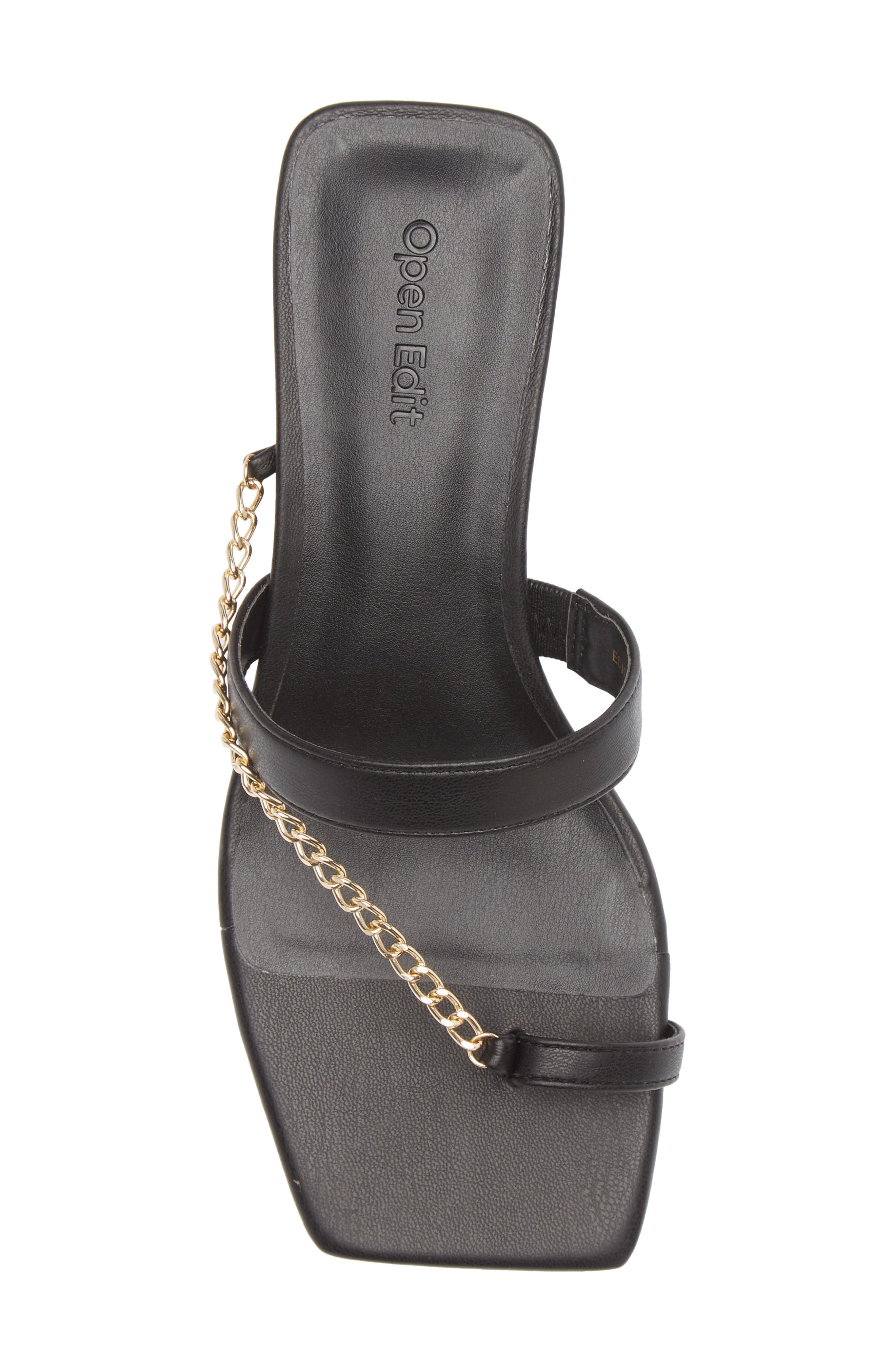 Jordyn Kitten Heel Sandal, Alternate, color, BLACK