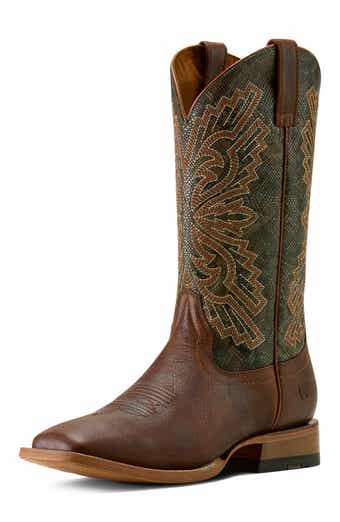 Snakeskin Embossed Western Boot