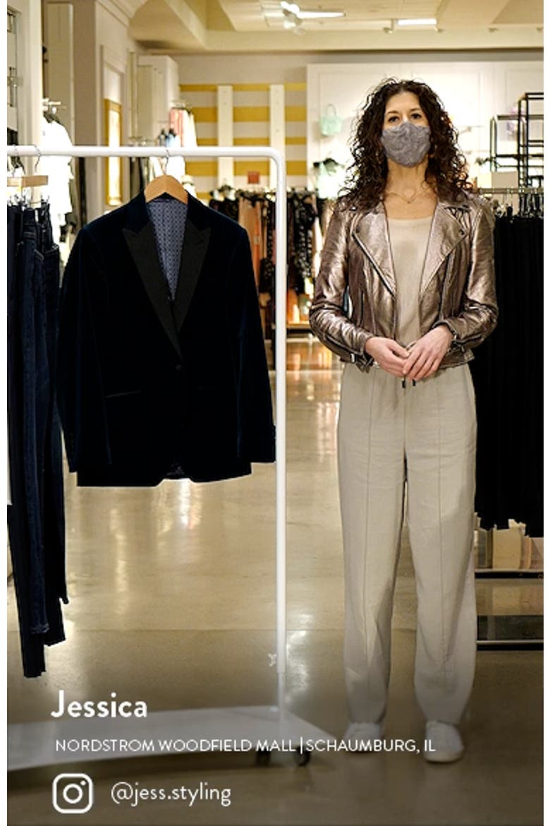 Jules Velvet Slim Fit Peak Lapel Dinner Jacket video