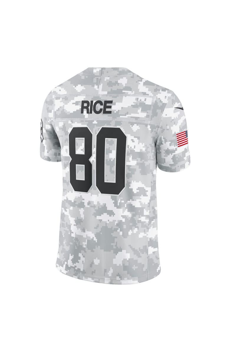 Nike Men's Nike Jerry Rice Arctic Camo San Francisco 49ers 2024 Salute to Service Retired Player Limited Jersey, Alternate, color, 