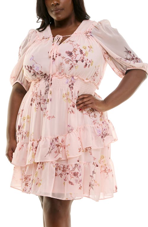 Taylor Dresses Floral Elbow-length Sleeve Dress