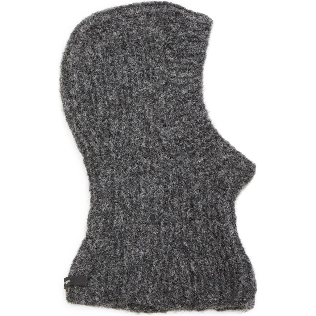 Meruert Tolegen Hand Knit Balaclava in Grey  product