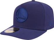 New Era Men's New Era Navy Golden State Warriors Colorpack A-Frame Pinch Front 59FIFTY Fitted Hat