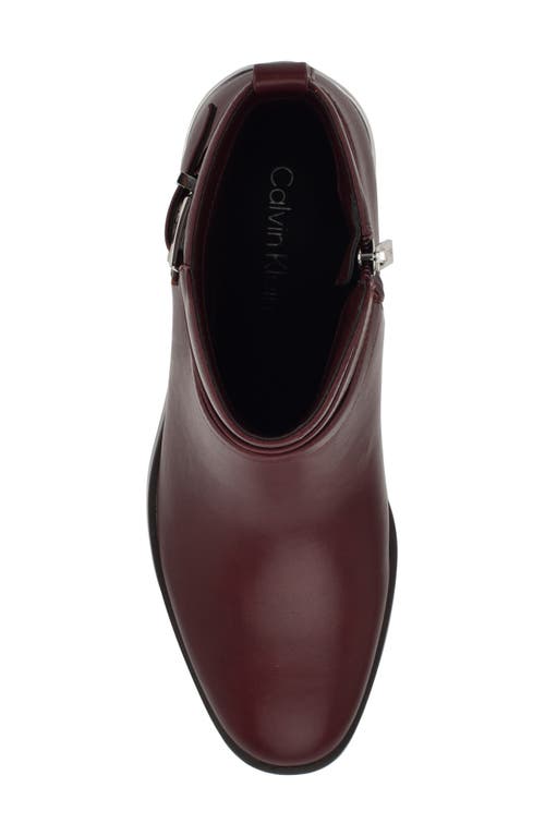 Calvin Klein Jansen Bootie In Red