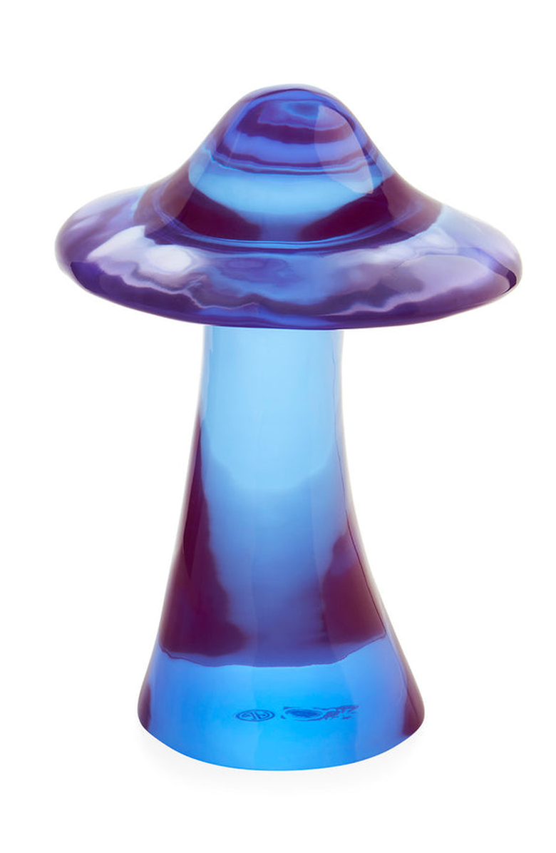 Jonathan Adler Purple Acrylic Mushroom Objet, Main, color,
